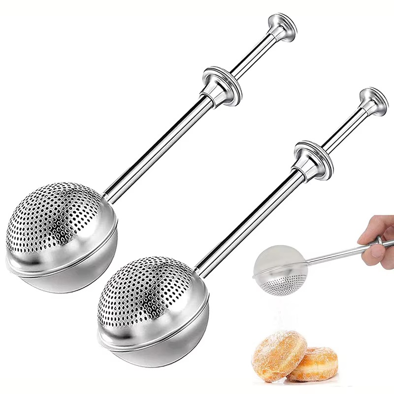 Sugar Scrub Coffee - Stainless Steel Flour Powder Shaker Ball