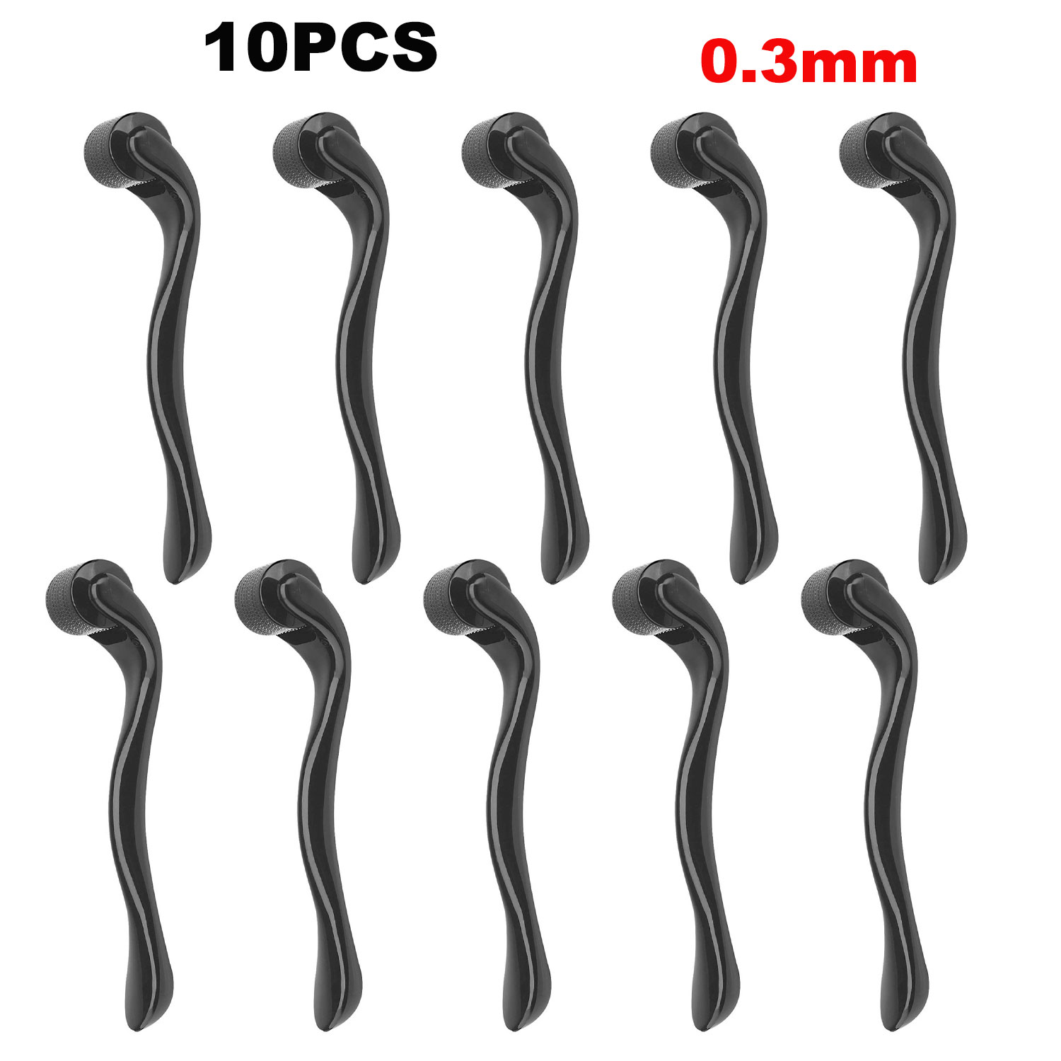 2PCS/5PCS/10PCS Full Black 540 - Derma Roller 0.25 recension och pris