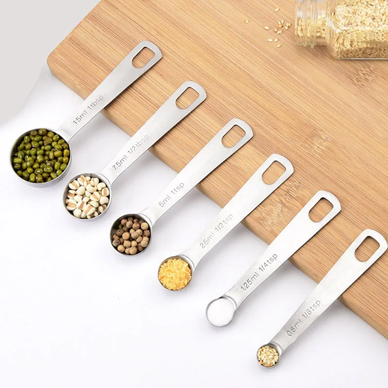 6pcs/set Food-grade Stainless  - Sugar Scrub Coffee recension och pris
