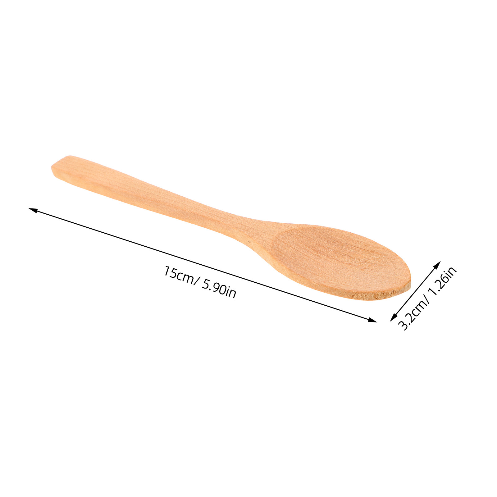 10Pcs Mini Wooden Ice Cream Sp - Sugar Scrub Coffee recension och pris