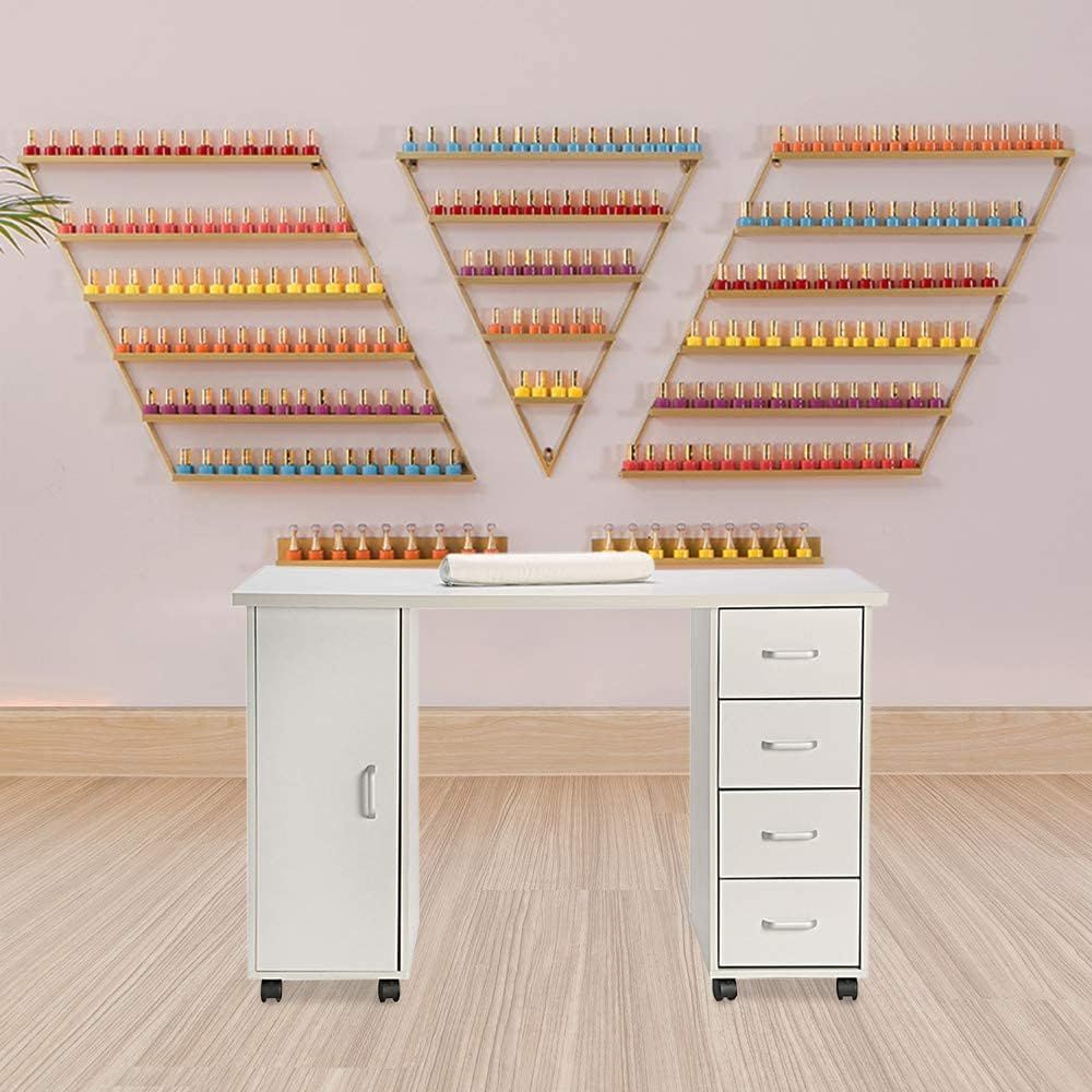 Rolling Manicure Table Nail De - W Spa & Wellness recension och pris