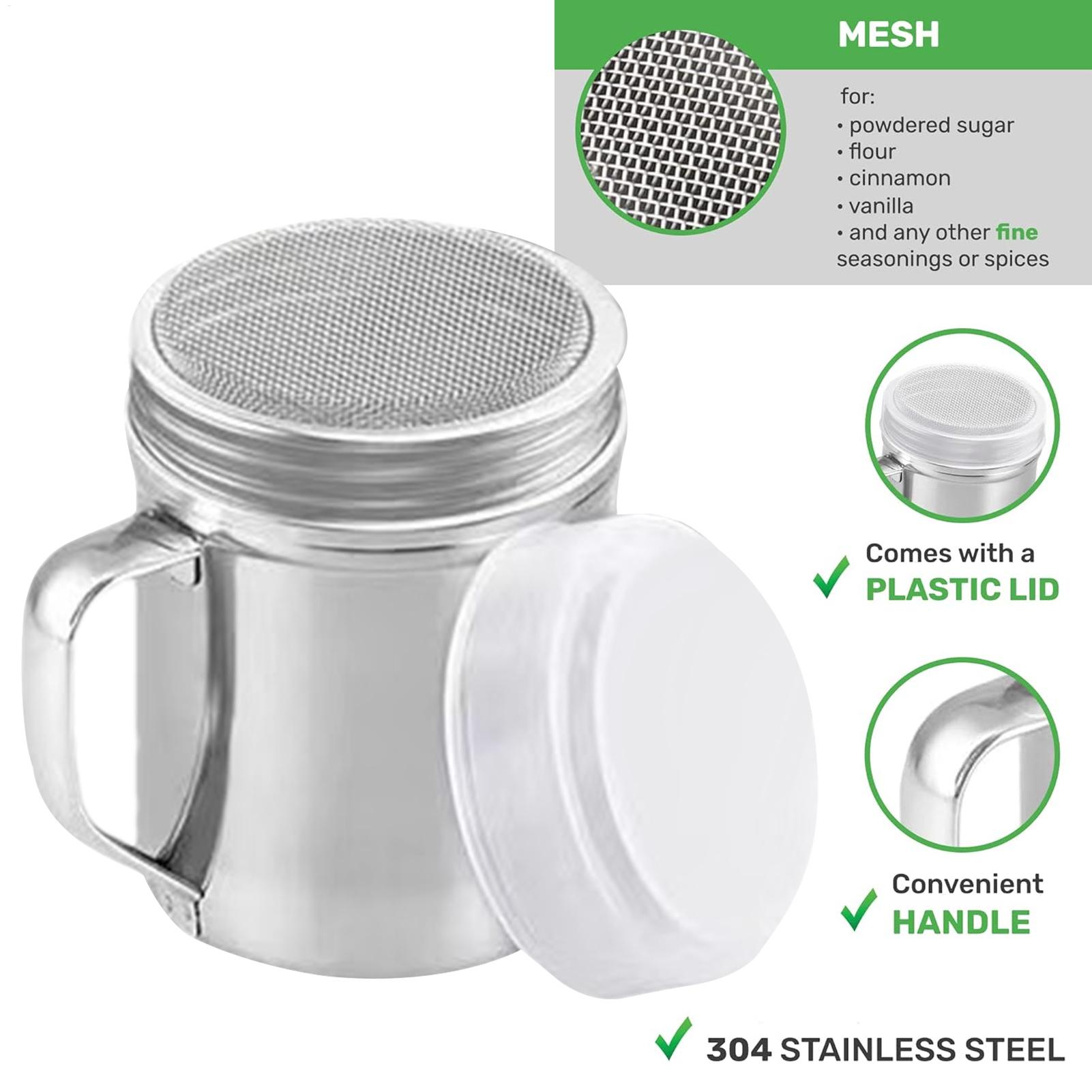 Powder Shaker Bottle Stainless - Sugar Scrub Coffee recension och pris