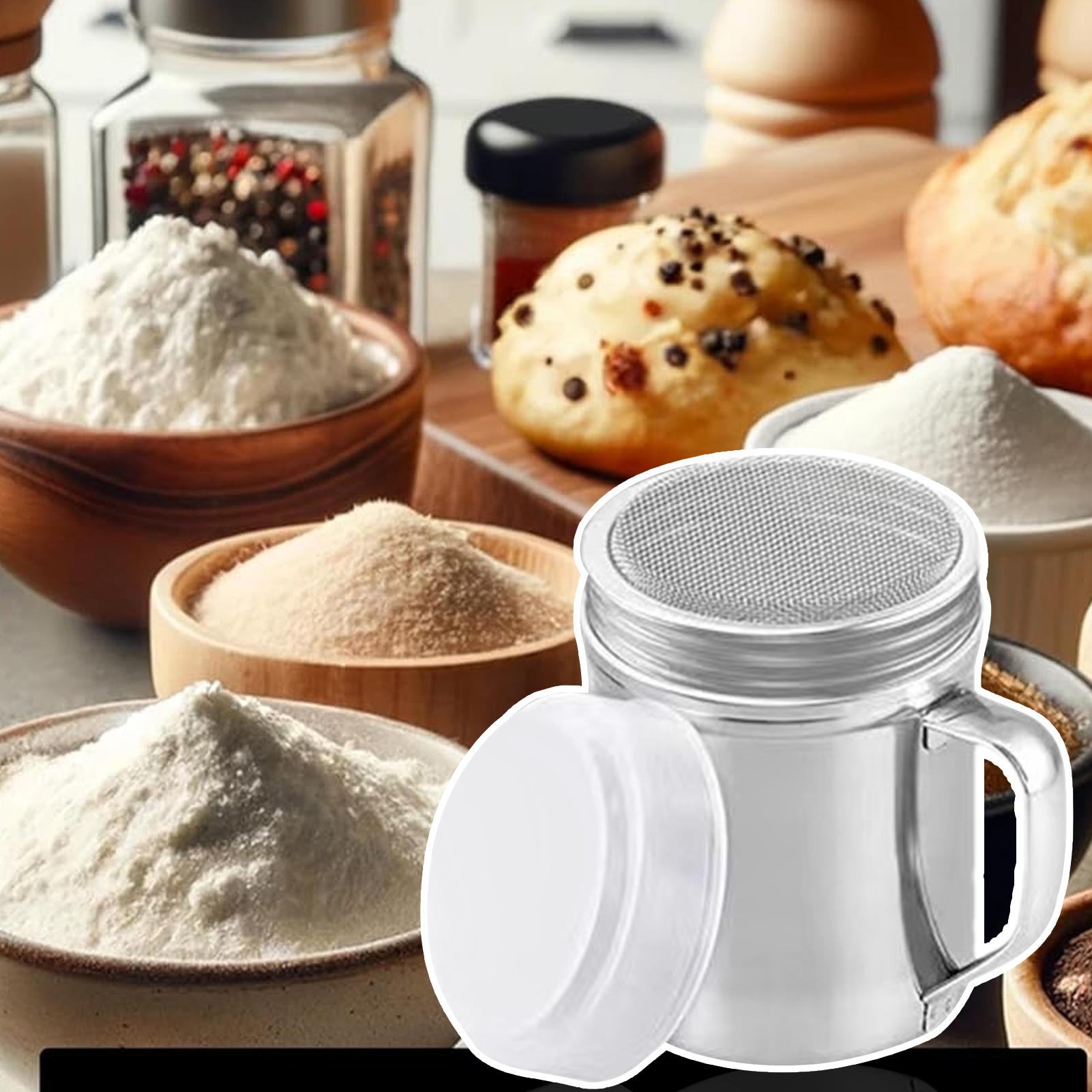 Powder Shaker Bottle Stainless - Sugar Scrub Coffee recension och pris