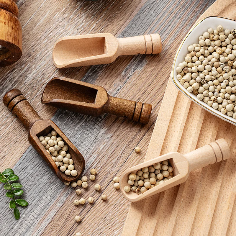 2/5PCS Wooden Coffee Scoop Set - Sugar Scrub Coffee recension och pris