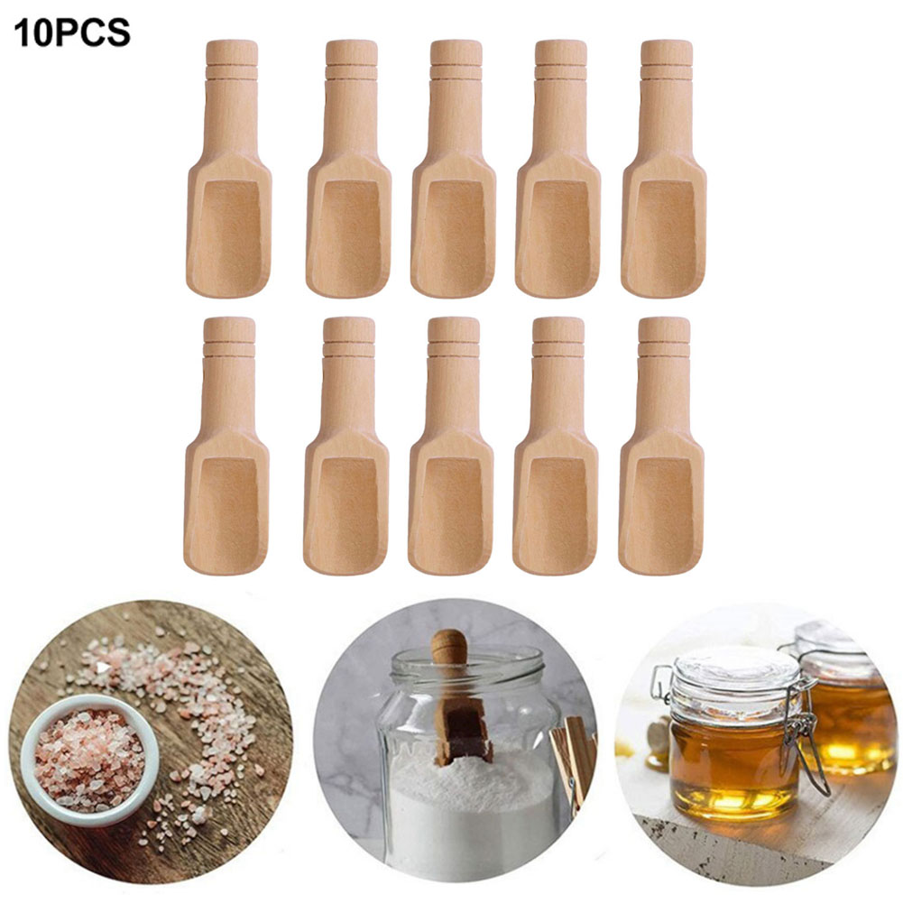 10pcs Wooden Small Little Mini - Sugar Scrub Coffee recension och pris