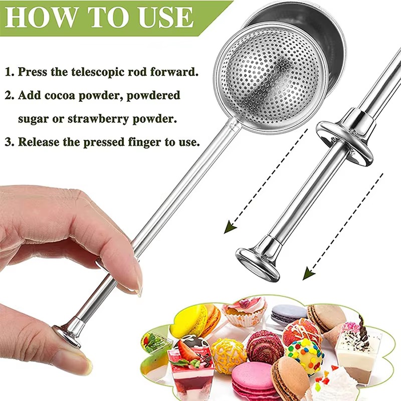 Stainless Steel Flour Powder S - Sugar Scrub Coffee recension och pris