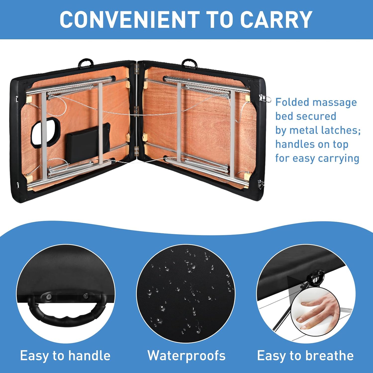 Portable Folding Massage Table - W Spa & Wellness recension och pris