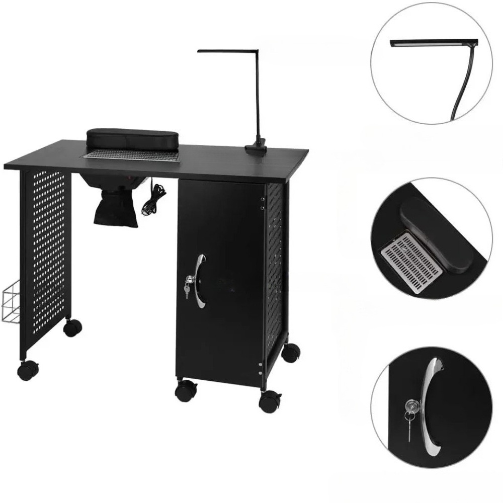 # l Manicure Table Nail Desk w - W Spa & Wellness recension och pris